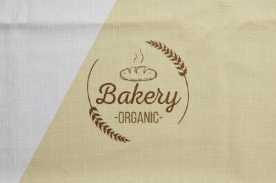Free PSD | Bakery goods concept with mock-up