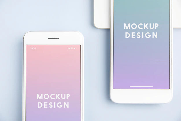 Free PSD | Premium mobile phone screen mockup template