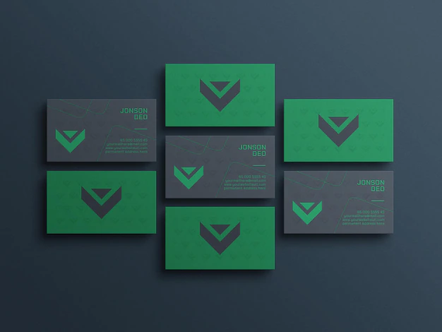 Free PSD | Elegant business card mockup