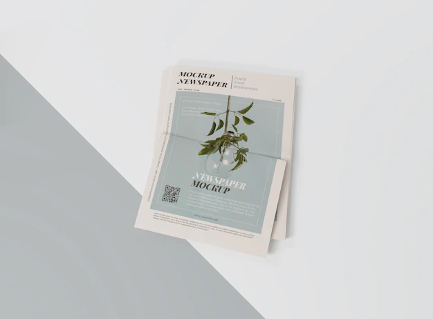 Free PSD | Mock-up for newspaper