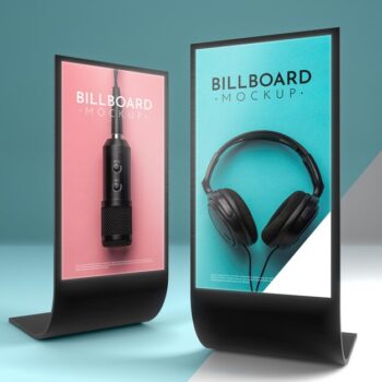 Free PSD | Billboard studio mock up