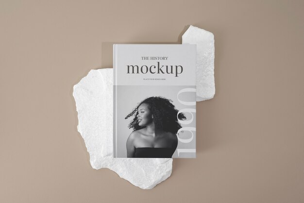 Free PSD | Beautiful book cover mockup