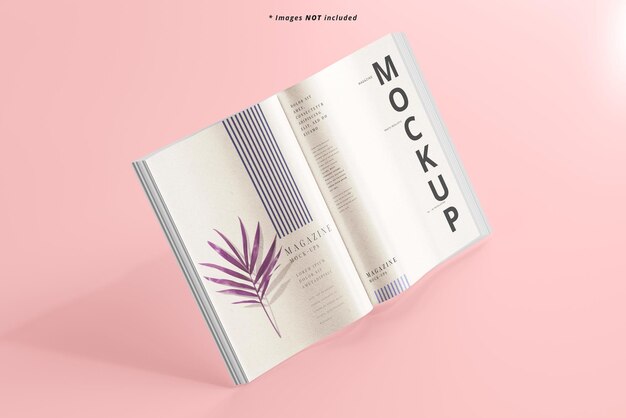 Free PSD | Magazine mockup