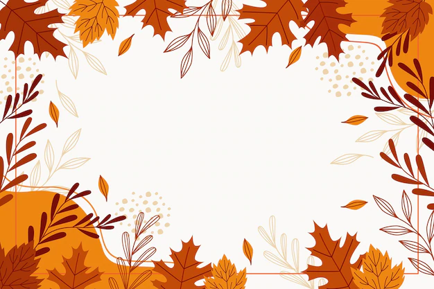 Free Vector | Hand drawn autumn leaves background