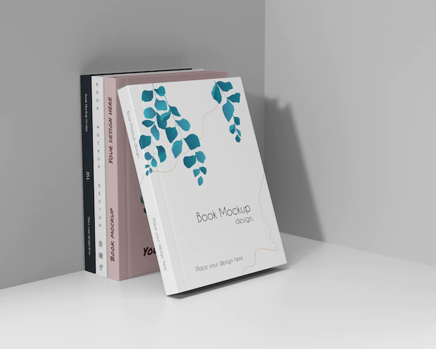 Free PSD | Beautiful book cover mockup