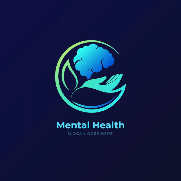 Free Vector | Gradient mental health logo