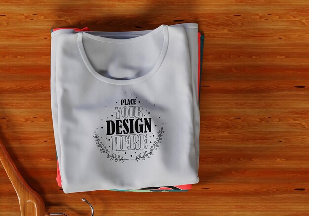 Free PSD | Mockup tshirt for advertising 3d render psd