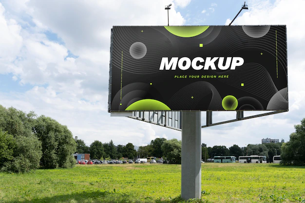 Free PSD | Street marketing billboard mock-up