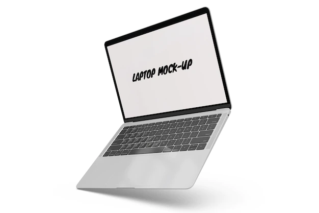 Free PSD | Laptop mock-up isolated