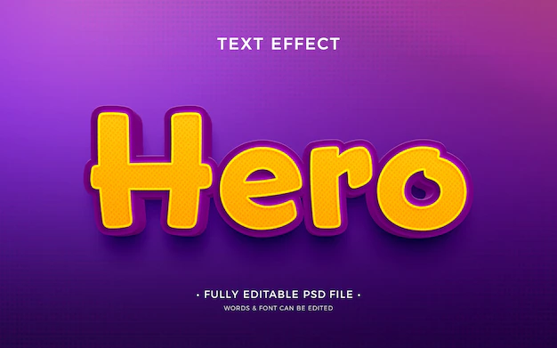 Free PSD | Cartoon text effect