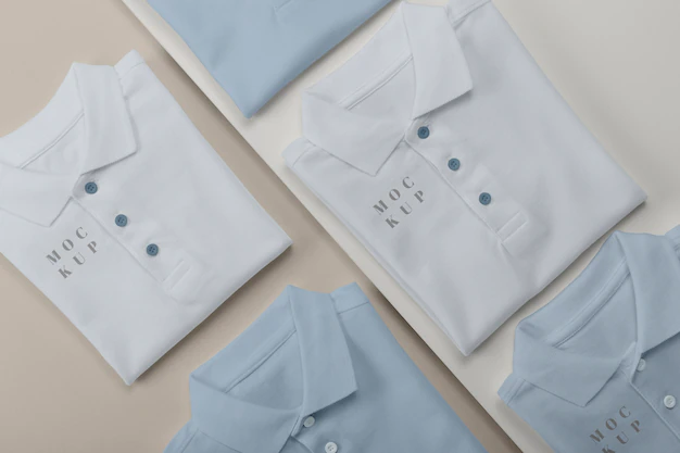 Free PSD | Minimalist polo shirt design mockup
