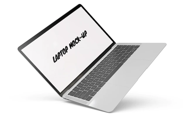 Free PSD | Laptop mock-up isolated