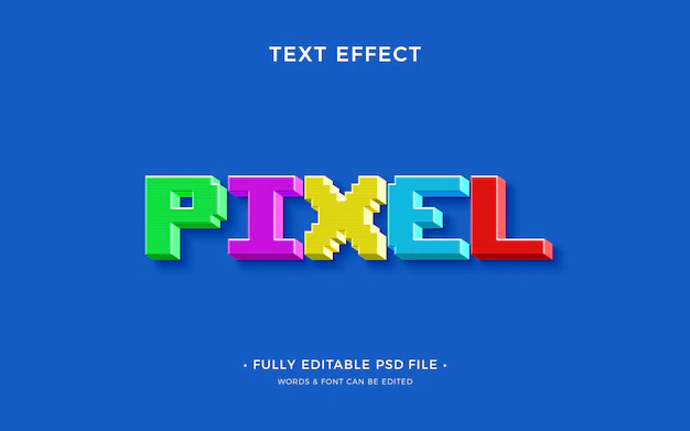 Free PSD | Arcade text effect
