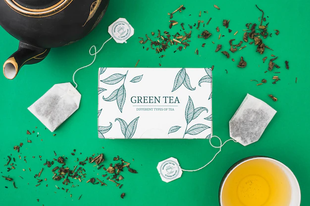 Free PSD | Creative tea mockup