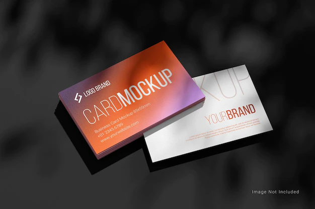 Free PSD | Elegant business card mockup