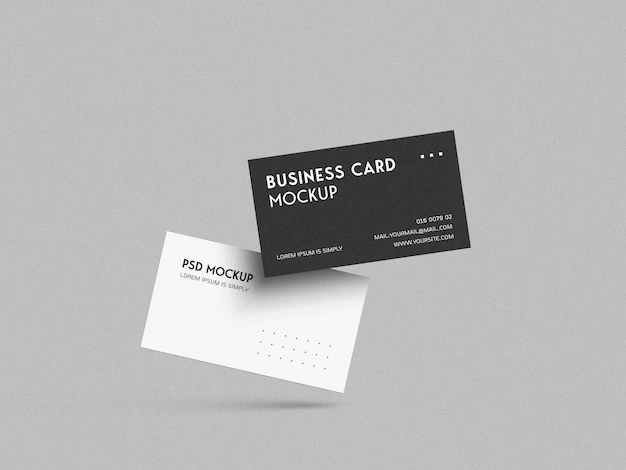 Free PSD | Business card mockup