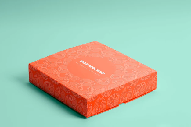 Free PSD | Box packaging mockup isolated