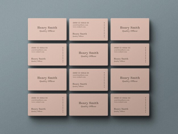 Free PSD | Stationery set mockup