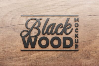 Free PSD | Close up on wood texture mockup
