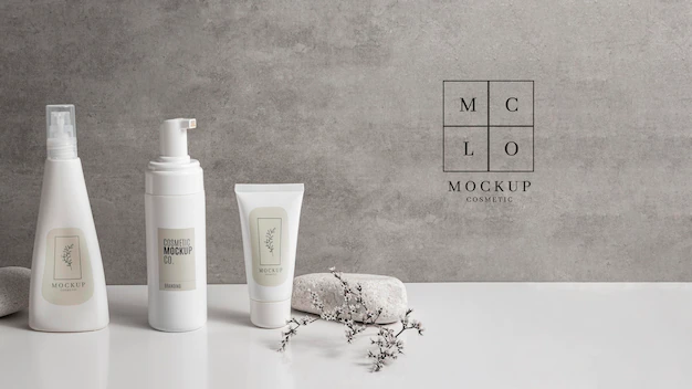Free PSD | Beauty care cosmetic product mock up