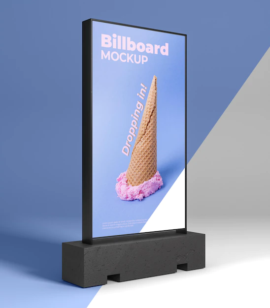 Free PSD | Billboard studio mock up