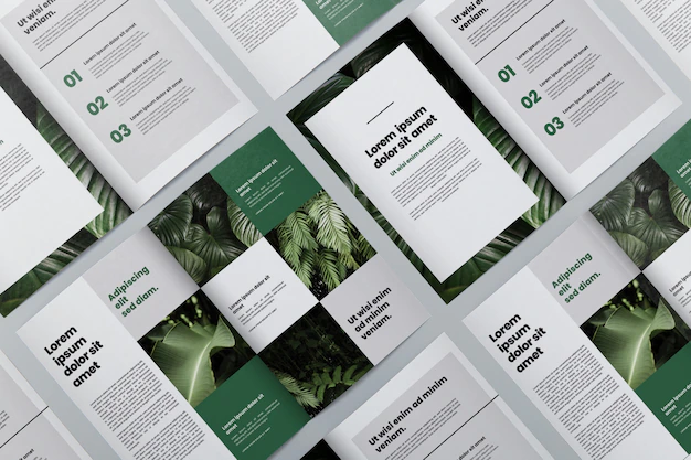 Free PSD | Brochure concept mock-up