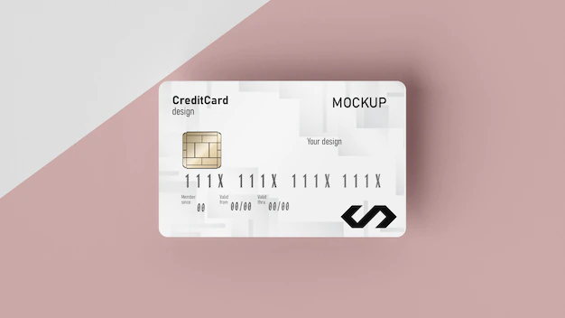 Free PSD | Credit card mockup