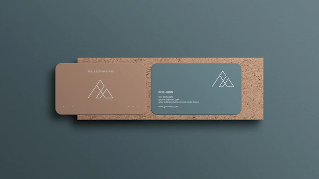 Free PSD | Elegant business card mockup