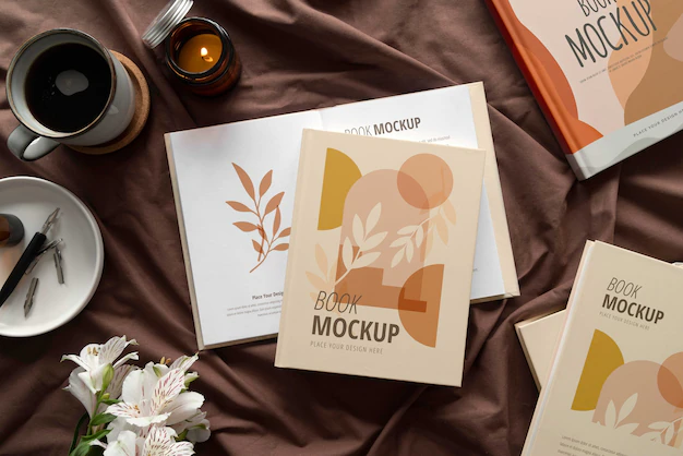 Free PSD | Book mockup used in real life