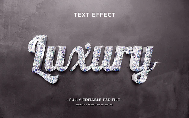 Free PSD | Luxury text effect