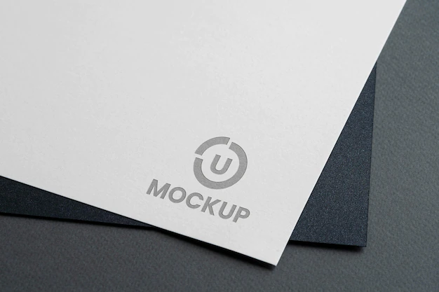 Free PSD | Abstract business mock-up logo