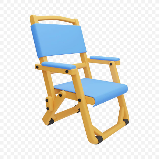 Free PSD | Arm chair home decoration icon isolated 3d render illustration