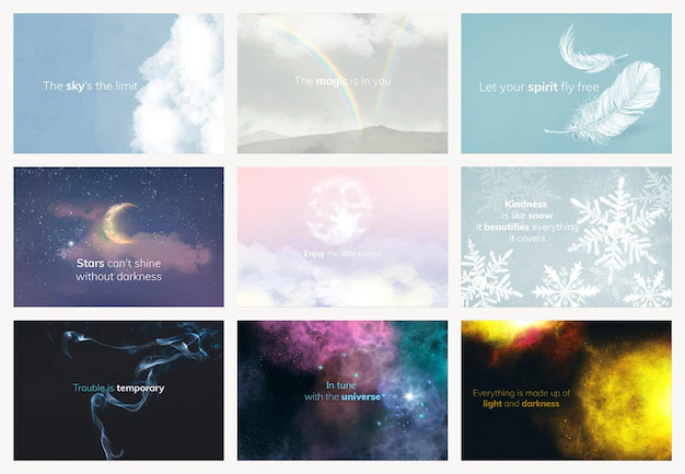 Free PSD | Beautiful nature banner template psd with editable text collection