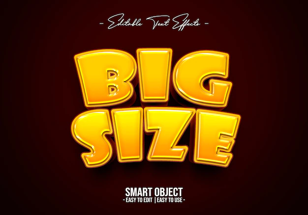 Free PSD | Big-size-text-style-effect