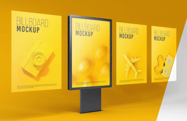 Free PSD | Billboard studio mock up