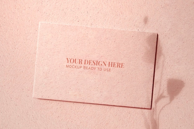 Free PSD | Blank business card mockup design