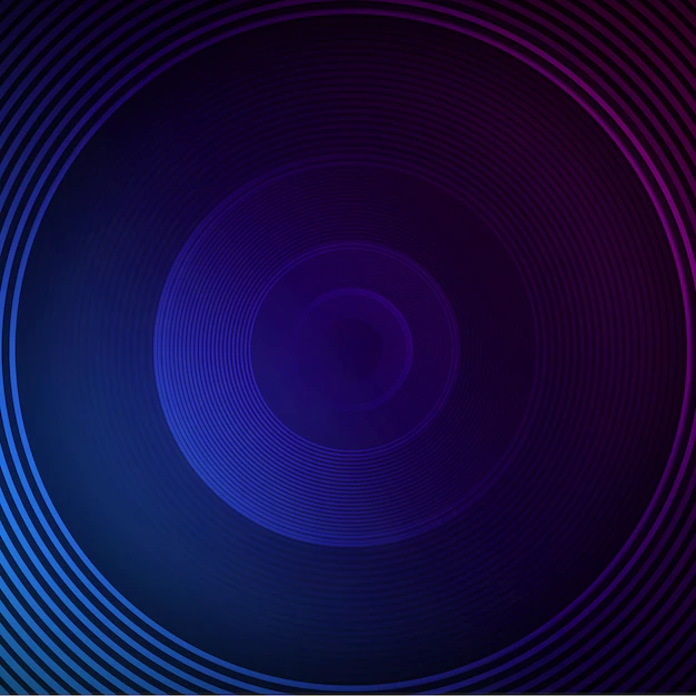 Free PSD | Blue circle background