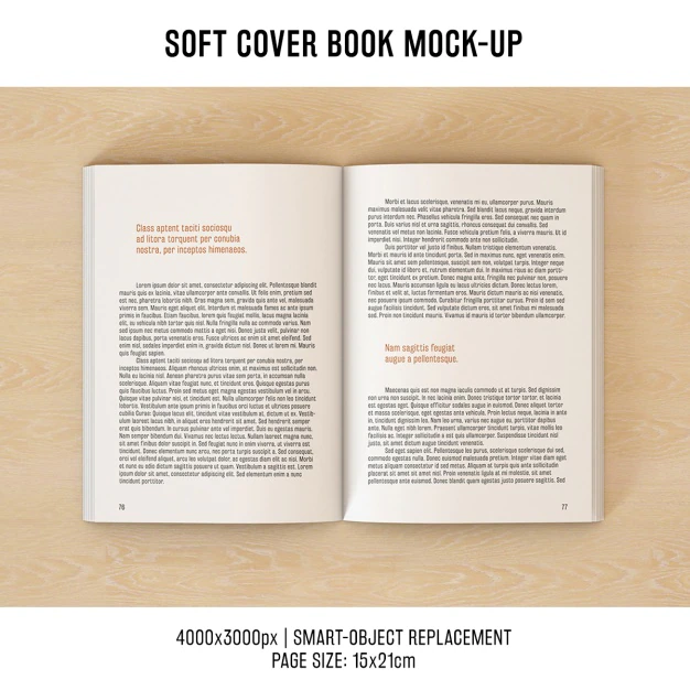 Free PSD | Book pages mock up design