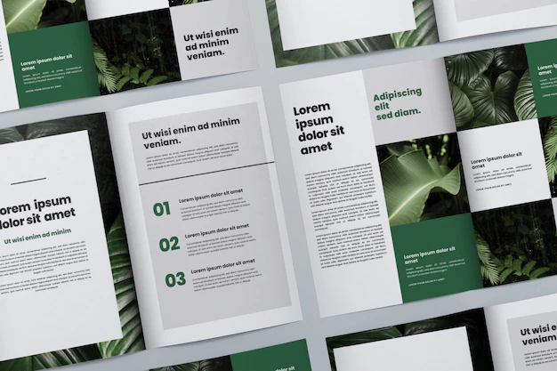 Free PSD | Brochure concept mock-up