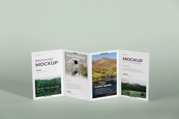 Free PSD | Brochure studio design mockup