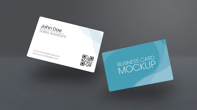 Free PSD | Business cards mockup