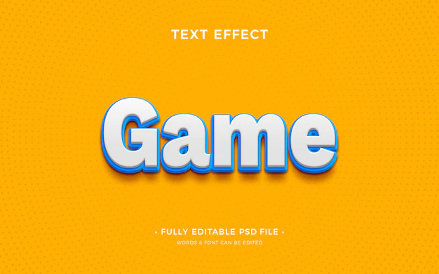 Free PSD | Cartoon text effect