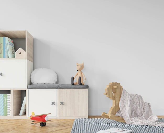 Free PSD | Childroom with toys
