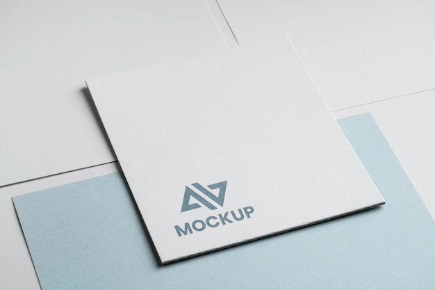 Free PSD | Corporate identity abstract mock-up logo
