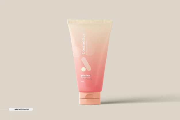 Free PSD | Cosmetics packaging product mockup