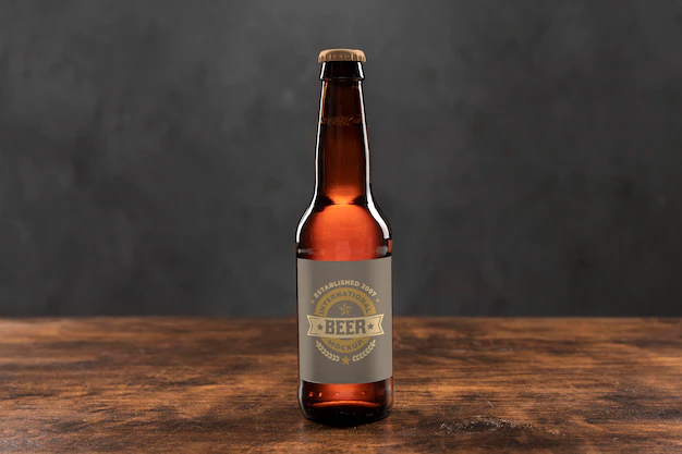 Free PSD | Craft beer concept mock-up