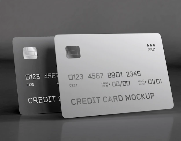 Free PSD | Credit card mockup