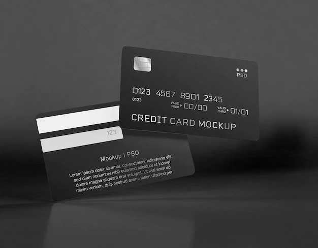 Free PSD | Credit cards mockup