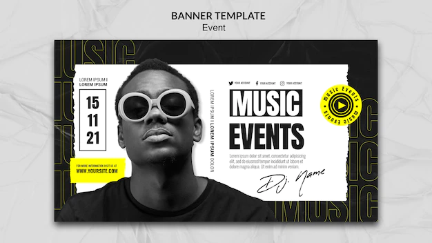 Free PSD | Event banner template design