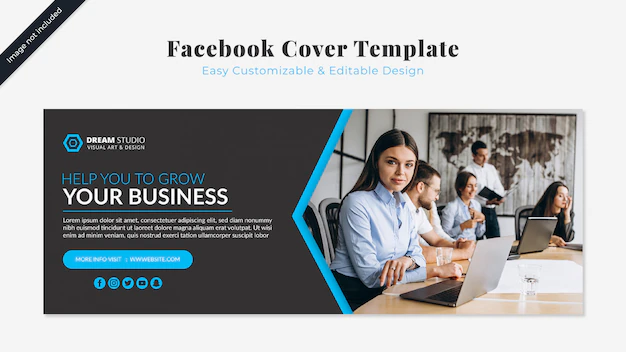 Free PSD | Facebook cover business template